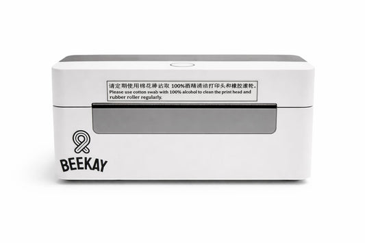 BEEKAY® USB Thermal Label Printer using COMPUTER can print 4×6,3x5,2x1,4x4 Adjustable Size 203 DPI, Compatible windows and mac for Shipping Barcode Label Ecommerce 1 Yr Warranty
